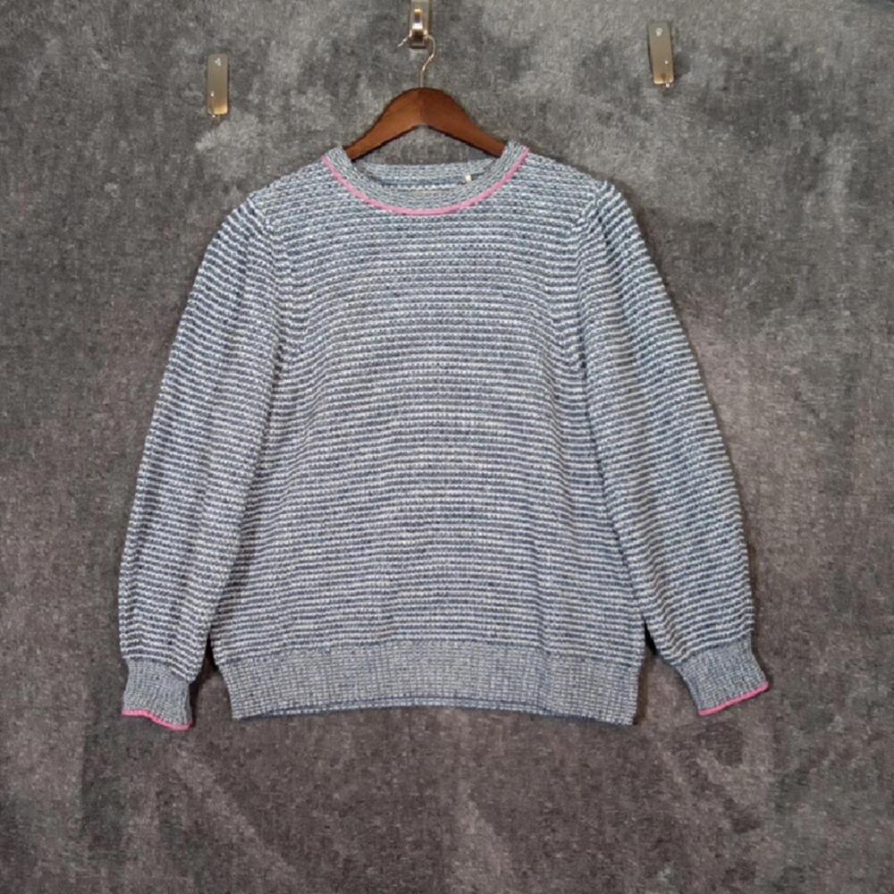 Barbour Bindweed Knit Fisherman Rib Womens Sweater Thick Size 12